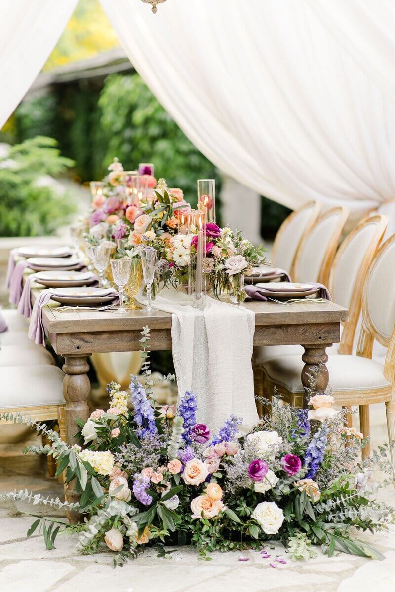 wedding tablescape used for marketing